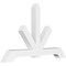 Ekena Millwork Vanguard Architectural Grade PVC Gable Bracket, 84"W x 52 1/2"H x 6"D x 6"F, 15/12 Pitch GBP084X53X0606VAN00 - alternate 1